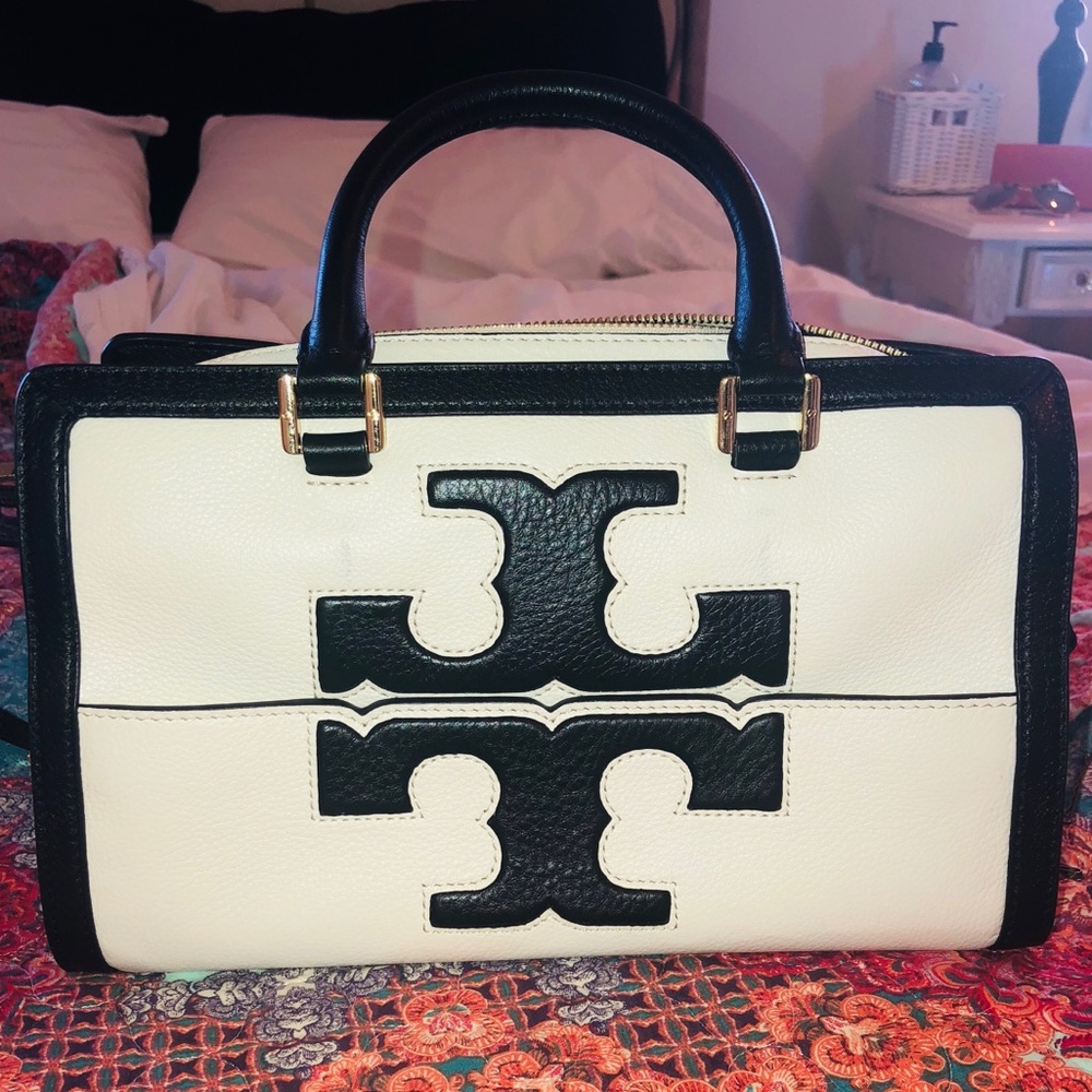 Tory Burch White Jessica Satchel